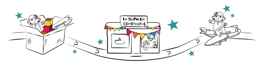 schema vendre des jouets d'occasion
