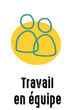 pictogramme travail d'équipe ateliers lego collectivités